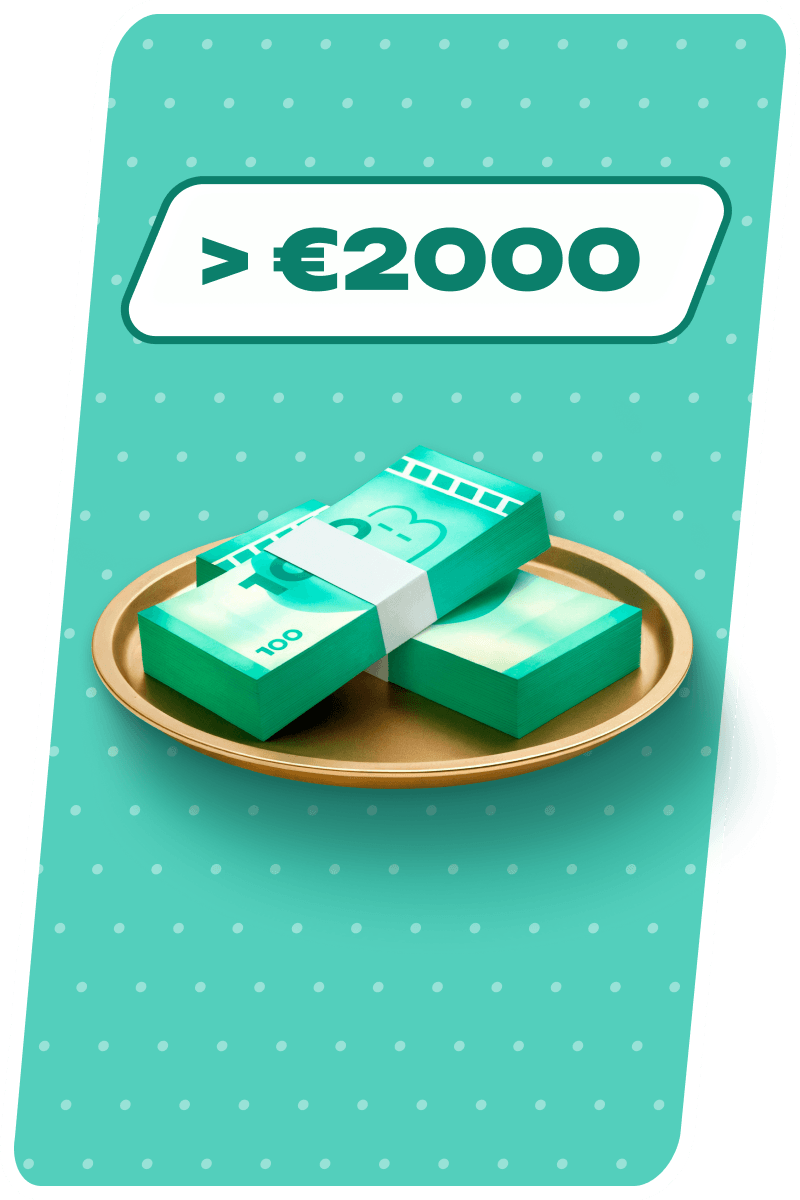 Mache Einzahlungen über 2.000&nbsp;€